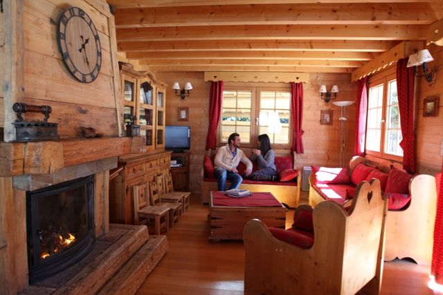 photo 6 Owner direct vacation rental Les Houches chalet Rhone-Alps Haute-Savoie Living room