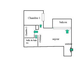 photo 6 Owner direct vacation rental Luchon Superbagneres appartement Midi-Pyrnes Haute Garonne Map of property