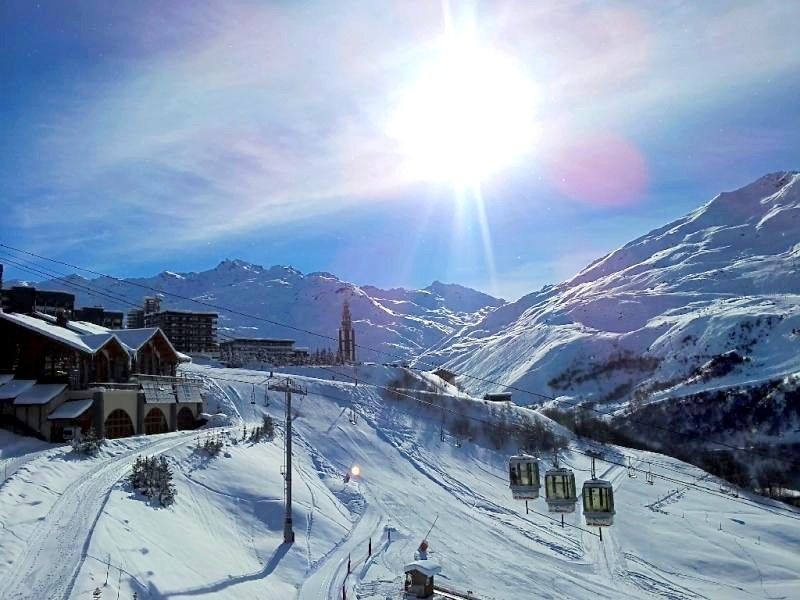 photo 16 Owner direct vacation rental Les Menuires studio Rhone-Alps Savoie View from the balcony