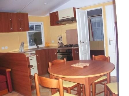 photo 4 Owner direct vacation rental Saint Denis d'Olron mobilhome Poitou-Charentes Charente-Maritime Open-plan kitchen