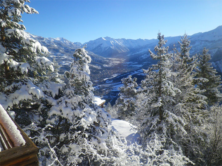 photo 13 Owner direct vacation rental Pra Loup chalet Provence-Alpes-Cte d'Azur Alpes de Haute-Provence View from the property