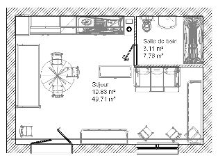 photo 7 Owner direct vacation rental Areches Beaufort studio Rhone-Alps Savoie Map of property