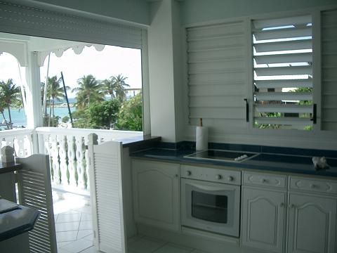 photo 2 Owner direct vacation rental Saint Francois appartement Grande Terre  Separate kitchen