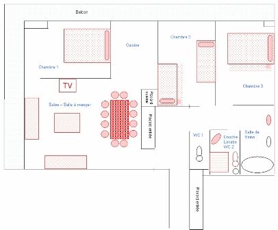 photo 1 Owner direct vacation rental Les Menuires appartement Rhone-Alps Savoie Map of property