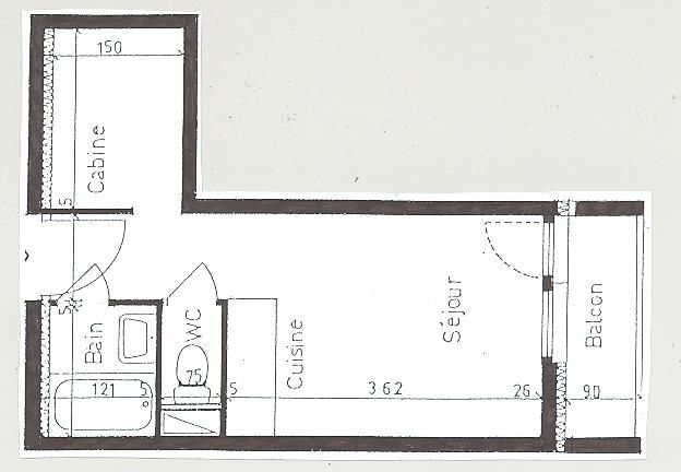 photo 19 Owner direct vacation rental Les Menuires studio Rhone-Alps Savoie Map of property