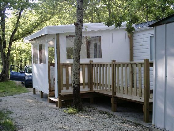 photo 2 Owner direct vacation rental Saint Pierre d'Olron mobilhome Poitou-Charentes Charente-Maritime Terrace