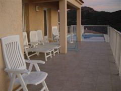 photo 4 Owner direct vacation rental Tizzano villa Corsica Corse du Sud View from the terrace