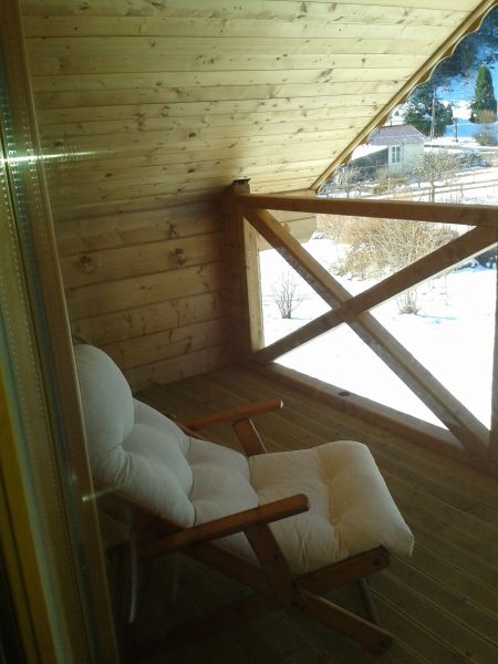 photo 14 Owner direct vacation rental Grardmer chalet Lorraine Vosges Covered balcony