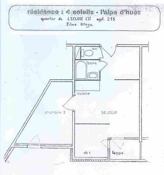 photo 18 Owner direct vacation rental Alpe d'Huez appartement Rhone-Alps Isre Map of property