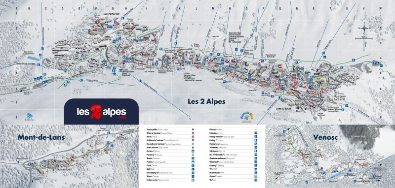 photo 12 Owner direct vacation rental Les 2 Alpes appartement Rhone-Alps Isre Area map