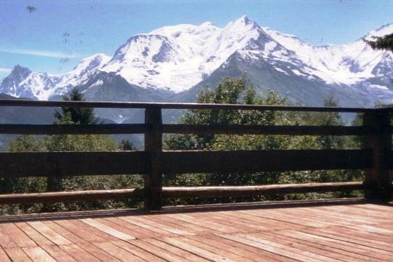 photo 0 Owner direct vacation rental Saint Gervais Mont-Blanc chalet Rhone-Alps Haute-Savoie View from the terrace