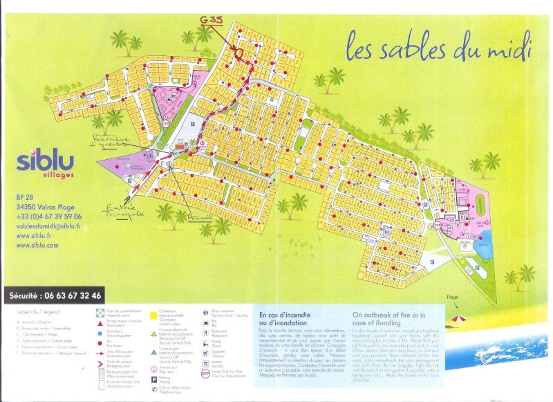 photo 24 Owner direct vacation rental Valras-Plage mobilhome Languedoc-Roussillon Hrault Map of property