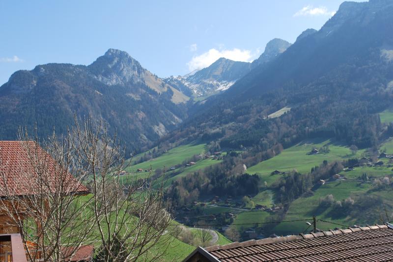 photo 15 Owner direct vacation rental La Clusaz chalet Rhone-Alps Haute-Savoie View from the balcony