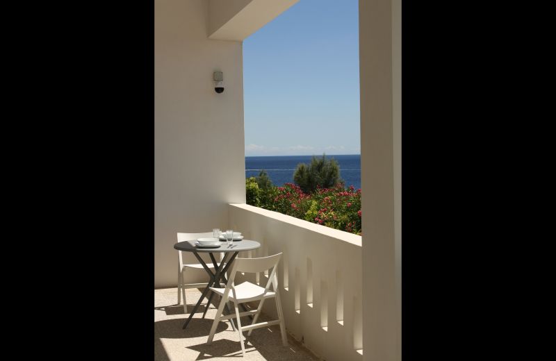 photo 8 Owner direct vacation rental Santa Cesarea Terme villa Puglia Lecce Province Covered balcony