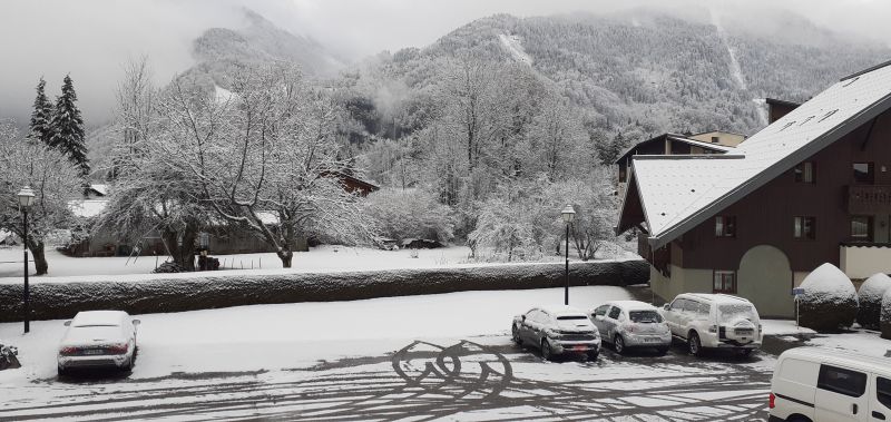 photo 17 Owner direct vacation rental Samons studio Rhone-Alps Haute-Savoie View from the balcony