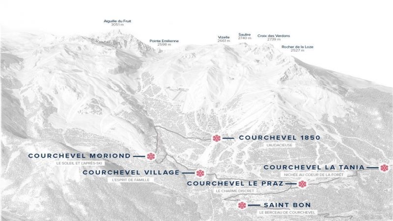 photo 20 Owner direct vacation rental Courchevel appartement Rhone-Alps Savoie Area map