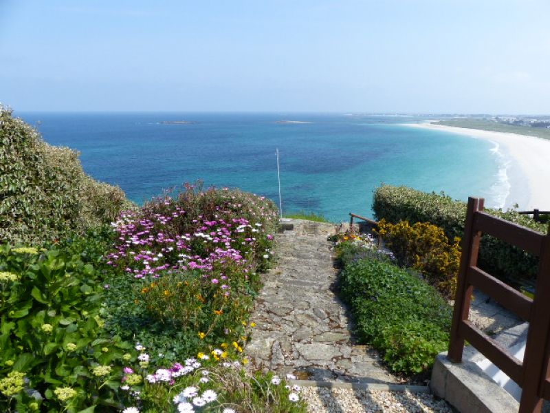 photo 8 Owner direct vacation rental Plouguerneau appartement Brittany Finistre View from the terrace