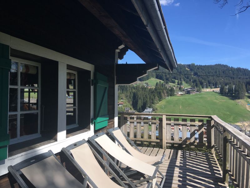 photo 6 Owner direct vacation rental Les Gets chalet Rhone-Alps Haute-Savoie View from the balcony