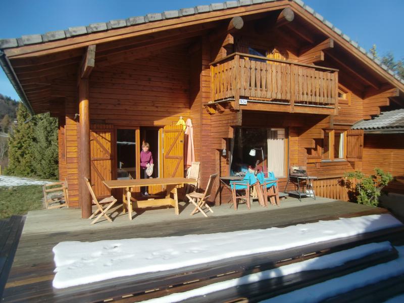 photo 13 Owner direct vacation rental Megve chalet Rhone-Alps Haute-Savoie Terrace