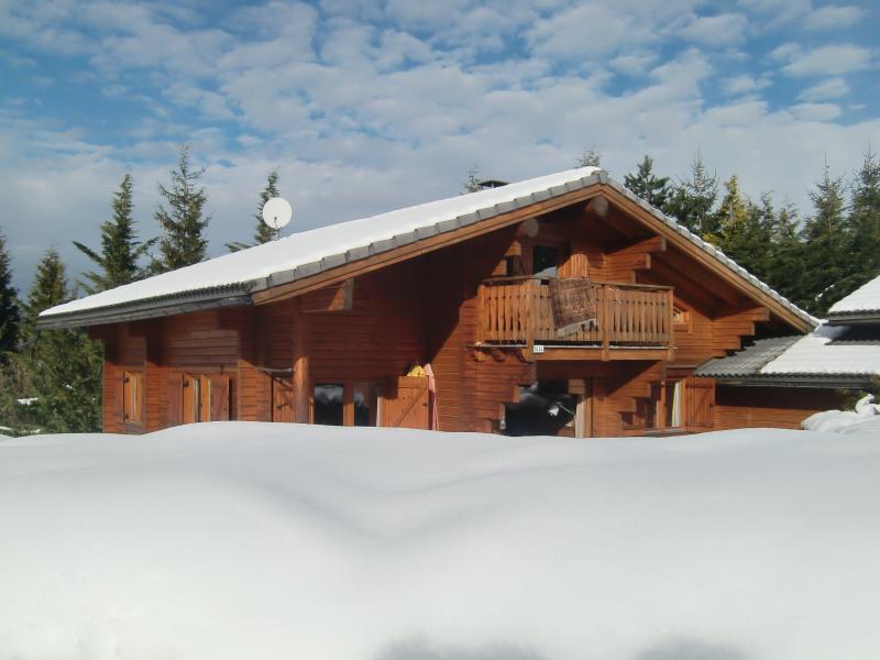 photo 14 Owner direct vacation rental Megve chalet Rhone-Alps Haute-Savoie View of the property from outside