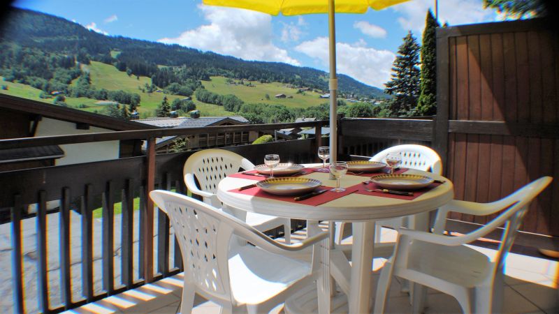 photo 11 Owner direct vacation rental Praz sur Arly studio Rhone-Alps Haute-Savoie View from the terrace