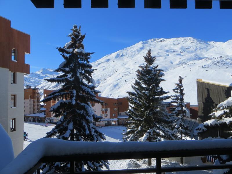 photo 3 Owner direct vacation rental Les Menuires studio Rhone-Alps Savoie View from the balcony