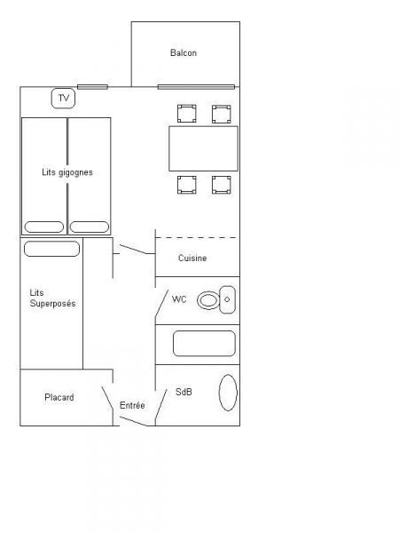 photo 8 Owner direct vacation rental Les Menuires studio Rhone-Alps Savoie Map of property