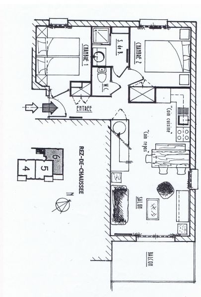 photo 8 Owner direct vacation rental Les Saisies appartement Rhone-Alps Savoie Map of property