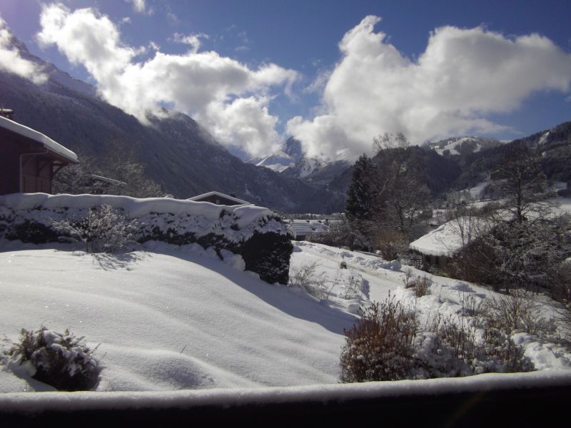 photo 16 Owner direct vacation rental Les Contamines Montjoie chalet Rhone-Alps Haute-Savoie View from the terrace