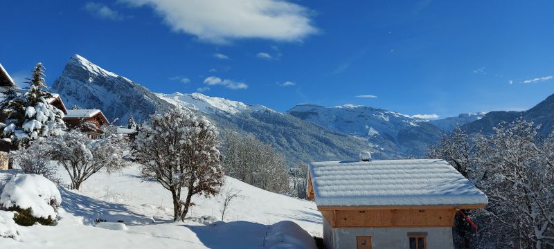 photo 4 Owner direct vacation rental Samons appartement Rhone-Alps Haute-Savoie View from the terrace