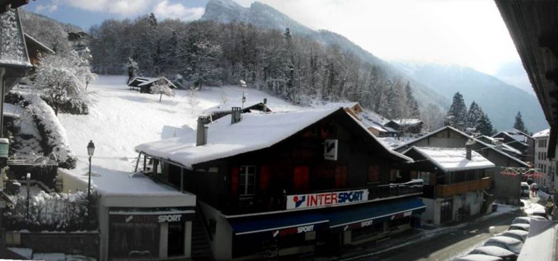 photo 15 Owner direct vacation rental Samons studio Rhone-Alps Haute-Savoie View from the balcony