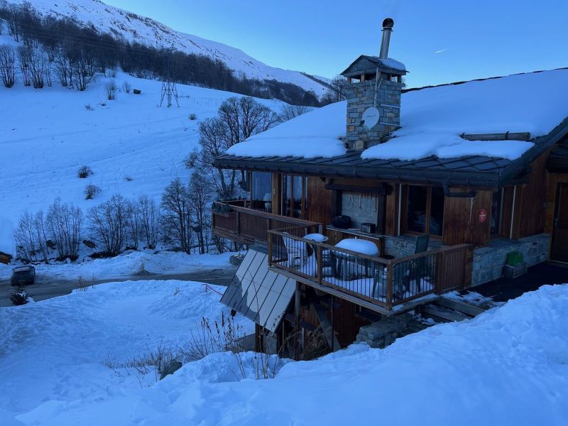 photo 3 Owner direct vacation rental Les Menuires chalet Rhone-Alps Savoie View from the terrace