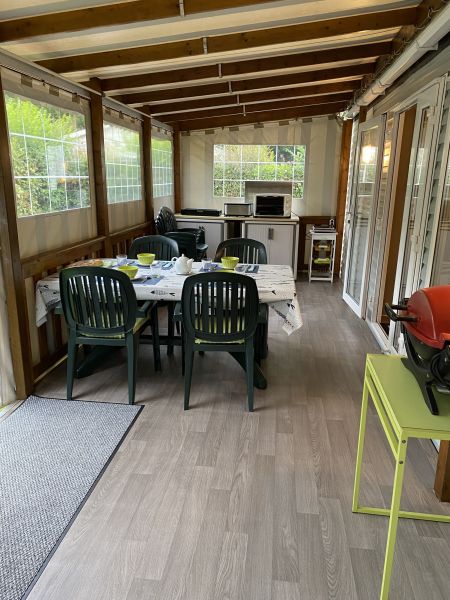 photo 4 Owner direct vacation rental Gastes mobilhome Aquitaine Landes Summer kitchen