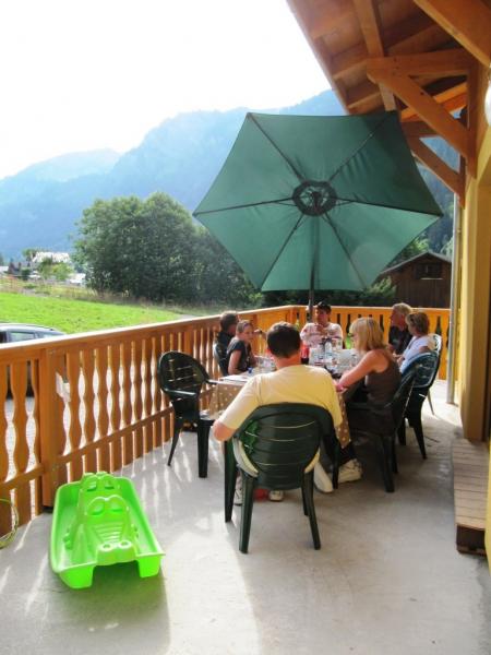 photo 3 Owner direct vacation rental Chtel chalet Rhone-Alps Haute-Savoie View from the terrace