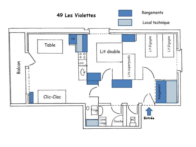 photo 13 Owner direct vacation rental Les 2 Alpes appartement Rhone-Alps Isre Map of property