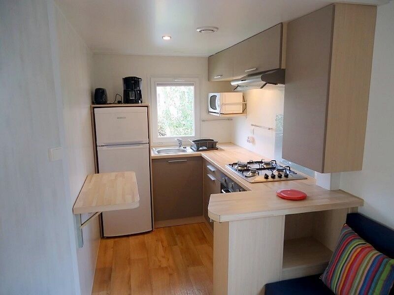 photo 2 Owner direct vacation rental Dolus d'Olron mobilhome Poitou-Charentes Charente-Maritime Kitchenette