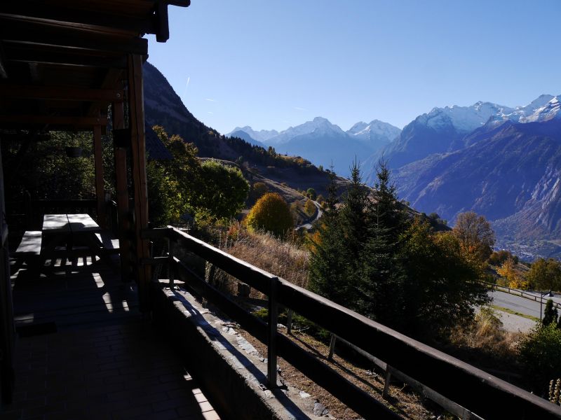 photo 4 Owner direct vacation rental Alpe d'Huez chalet Rhone-Alps Isre View from the balcony