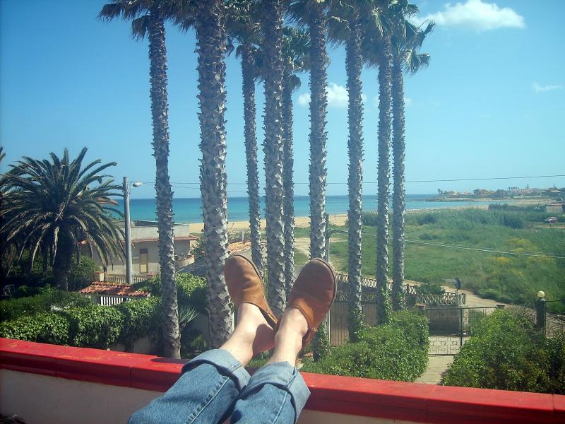 photo 11 Owner direct vacation rental Avola appartement Sicily Syracuse Province View from the balcony