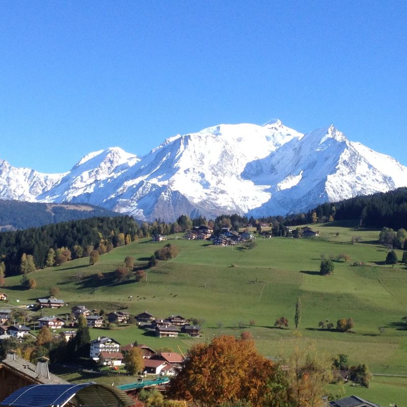 photo 14 Owner direct vacation rental Combloux chalet Rhone-Alps Haute-Savoie View from the balcony