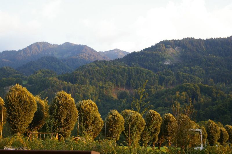 photo 12 Owner direct vacation rental Samons appartement Rhone-Alps Haute-Savoie View from the terrace