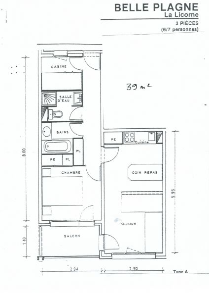 photo 10 Owner direct vacation rental La Plagne appartement Rhone-Alps Savoie Map of property