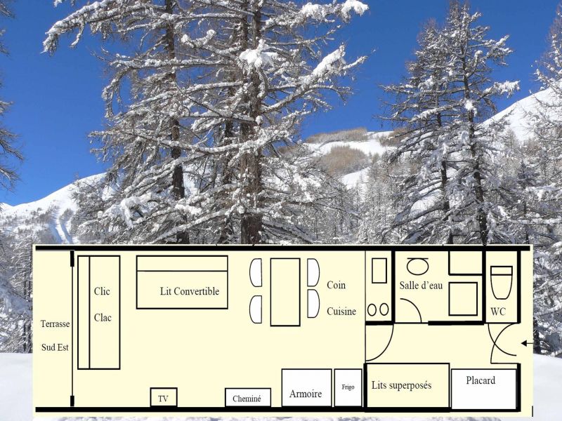 photo 8 Owner direct vacation rental La Foux d'Allos studio Provence-Alpes-Cte d'Azur Alpes de Haute-Provence Map of property