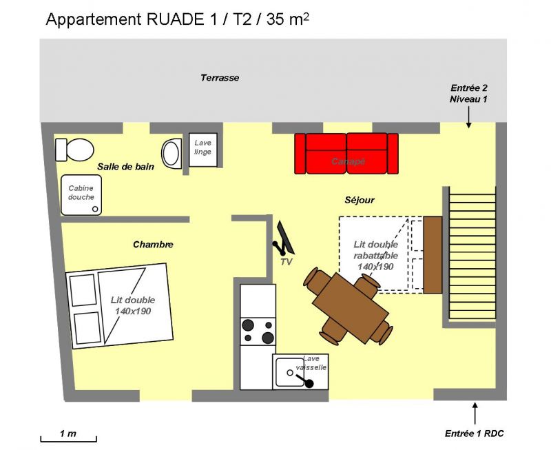 photo 11 Owner direct vacation rental Valloire appartement Rhone-Alps Savoie Map of property