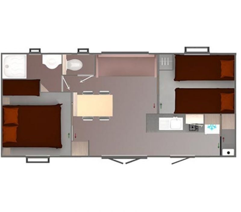 photo 5 Owner direct vacation rental Lattes mobilhome Languedoc-Roussillon Hrault Map of property