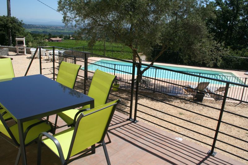 photo 12 Owner direct vacation rental Saint-Julien-de-Peyrolas villa Languedoc-Roussillon Gard View from the terrace