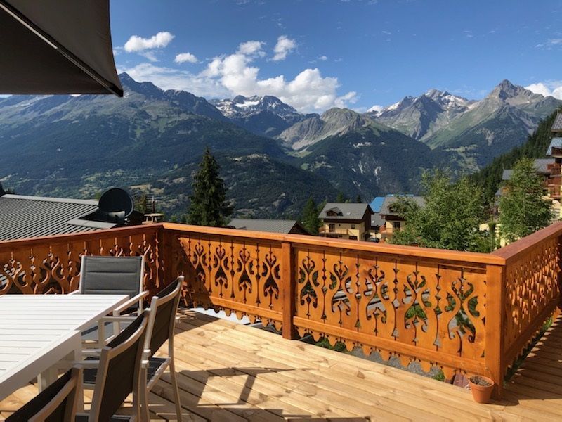 photo 10 Owner direct vacation rental Valfrjus chalet Rhone-Alps Savoie View from the terrace