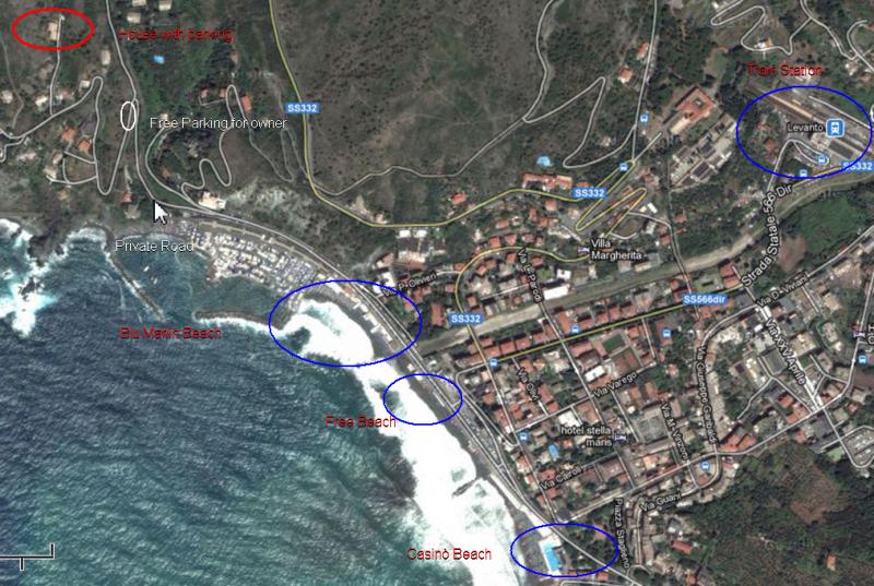 photo 15 Owner direct vacation rental Levanto appartement Liguria La Spezia Province Area map