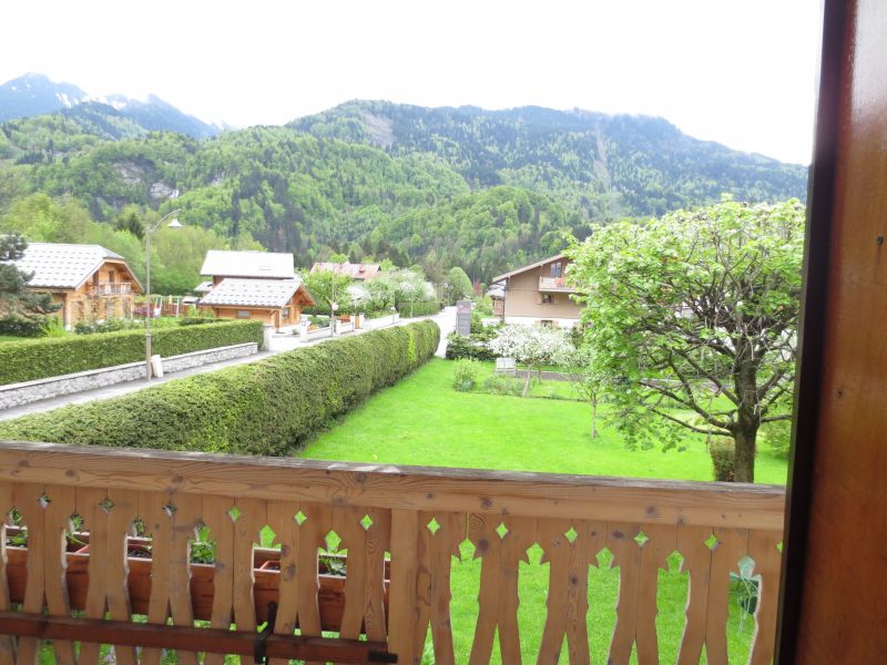 photo 4 Owner direct vacation rental Samons appartement Rhone-Alps Haute-Savoie View from the balcony