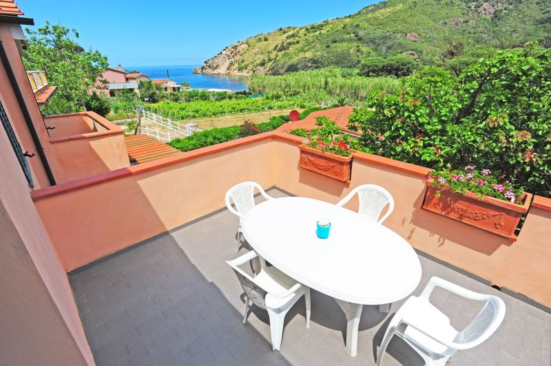 photo 3 Owner direct vacation rental Rio nell'Elba appartement Tuscany Elba Island View from the terrace