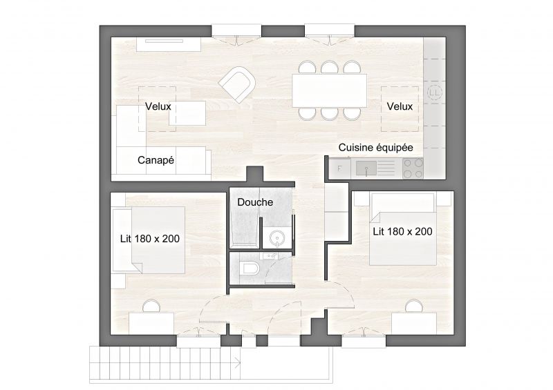 photo 11 Owner direct vacation rental Annecy gite Rhone-Alps Haute-Savoie Map of property